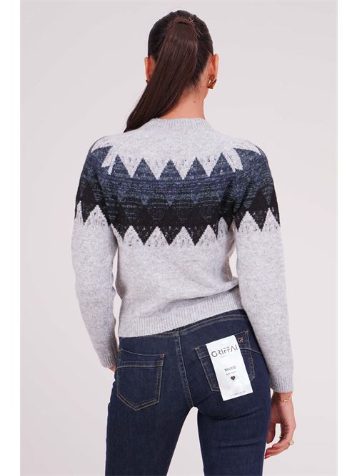 Maglia con strass Try Me | 5077GREY